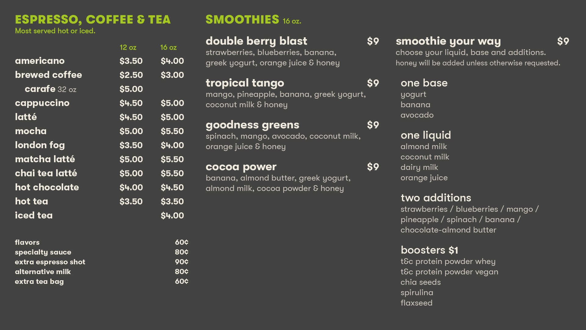 Breakfast Cont. - Mill Creek